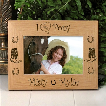 I Love My Pony Picture Frame