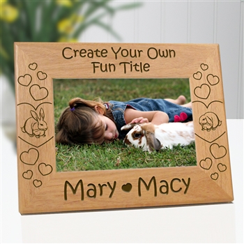 I Love Bunnies Picture Frame