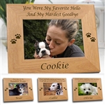 Personalized Picture Frame | Dog Memorials