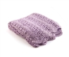 Purple Crocheted Blanket