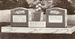 Wing Granite Headstone