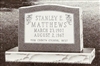 Single Granite Headstone