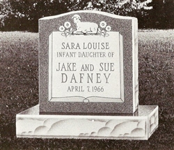 Single Granite Headstone