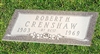 Single Granite Grave Marker