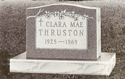 Single Granite Headstone