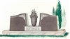 Granite Wing Headstone