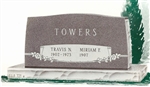 Companion Granite Headstone