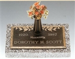 Dogwood Dynasty Memorial Bronze Grave Marker