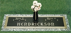 Classic Companion Memorial Bronze Grave Marker