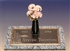 Evergreen Memorial Bronze Grave Marker