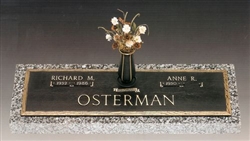 Oaklawn Companion Memorial Bronze Grave Marker