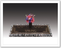 Pine Companion Memorial Bronze Grave Marker