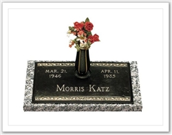 Rose Memorial Bronze Grave Marker