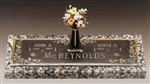 Rose Companion Memorial Bronze Grave Marker