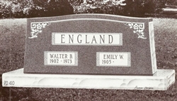 Companion Granite Headstone