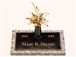 Simplicity Individual Bronze Grave Marker