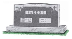 Companion Granite Headstone