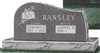 Companion Granite Headstone