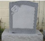 Single Granite Headstone