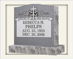 Single Granite Headstone