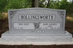 Companion Granite Headstone