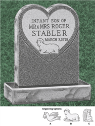 Infant Granite Headstone