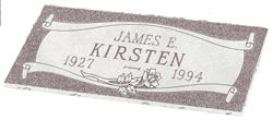 Single Granite Grave Marker