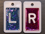 1 PAIR GLITTER - No Initials