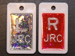 1 PAIR GLITTER - With Initials