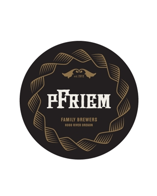 pfriem round stickers