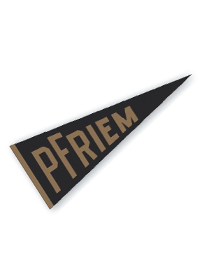 PFRIEM BLACK PENNANT