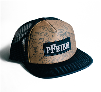 pFriem Contour Map Trucker Hat