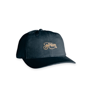 PFRIEM SCRIPTY DAD HAT - BLACK