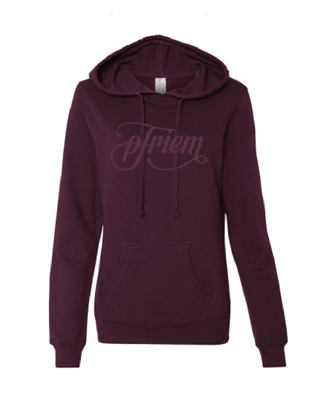 PFRIEM WOMEN'S SCRIPTY HOODIE