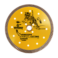Max Aggressive YELLOW TIGER Turbo Blade Dry/Wet