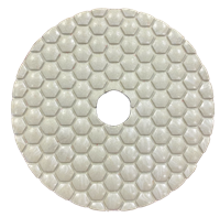 4" Dry Polishing Pad White Resin