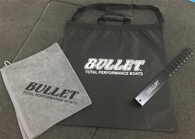 Bullet Boat Combo Package, Bass Mafia Bag / Ruler / Tournament Towel