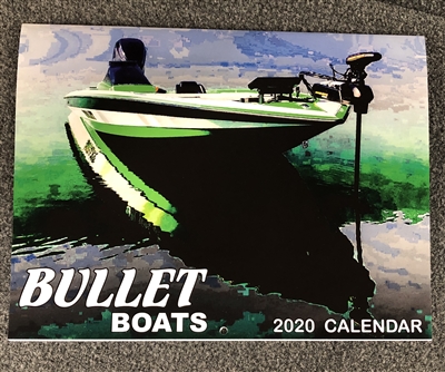 2020 Bullet Boats Calendar "12 Months of Bullets"