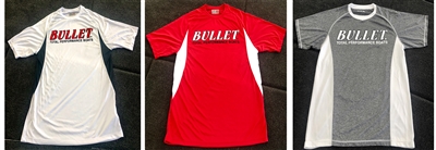 Bullet Logo Short Sleeve 2-Tone Fishing Jerseys Assorted Colors