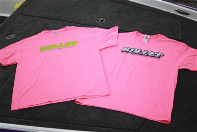 Bullet Hot Pink Ladies Front Logo T-Shirt