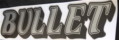 "BULLET" Side Hull Decal for 20Vee and 21Vee Boats