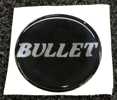 Bullet Logo Domed Steering Wheel Center Badge Decal