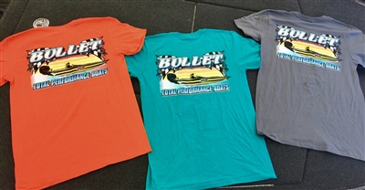 T-shirt- Bullet Logo and Sunset graphics on Front and Back