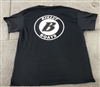 Bullet Boats Big "B" Logo T-Shirt Black with White Logo
