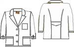 LETAP 3/4 sleeve Labcoat (R6102)