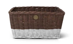 Linus Farmers Basket Brown Dipped