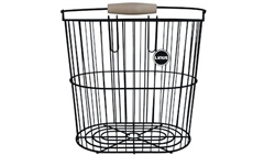 Linus Rear Wire Basket Black