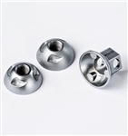 Pinhead Solid Axle 3/8" Lock Nuts with Key /pair