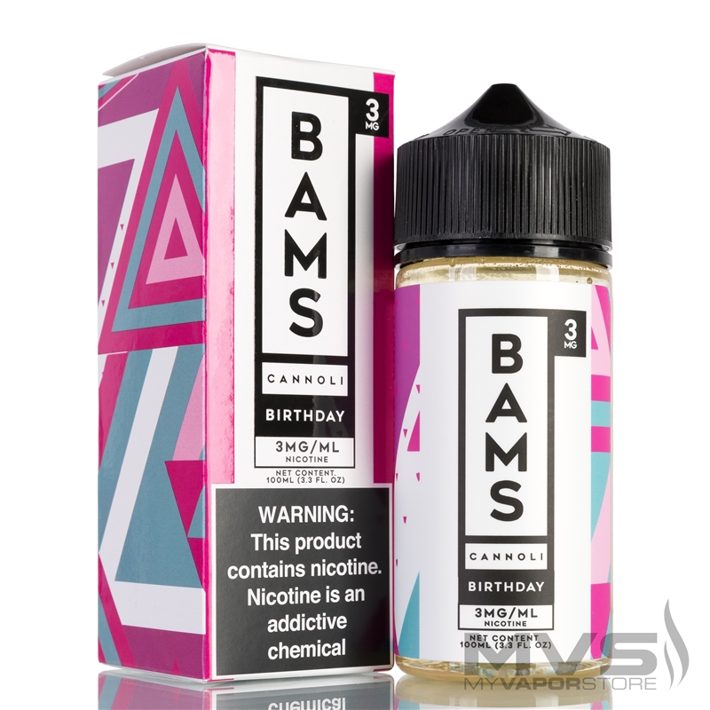 Birthday Cannoli by Bam's Cannoli Ejuice