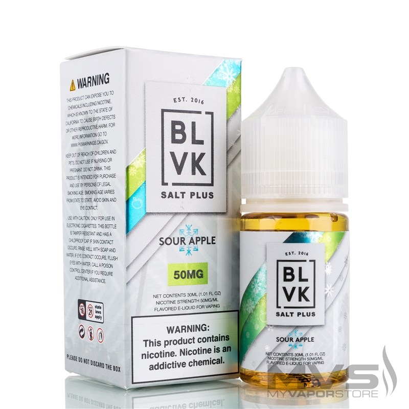 Sour Apple Ice Salt Plus By BLVK - 30ml Salt eJuice